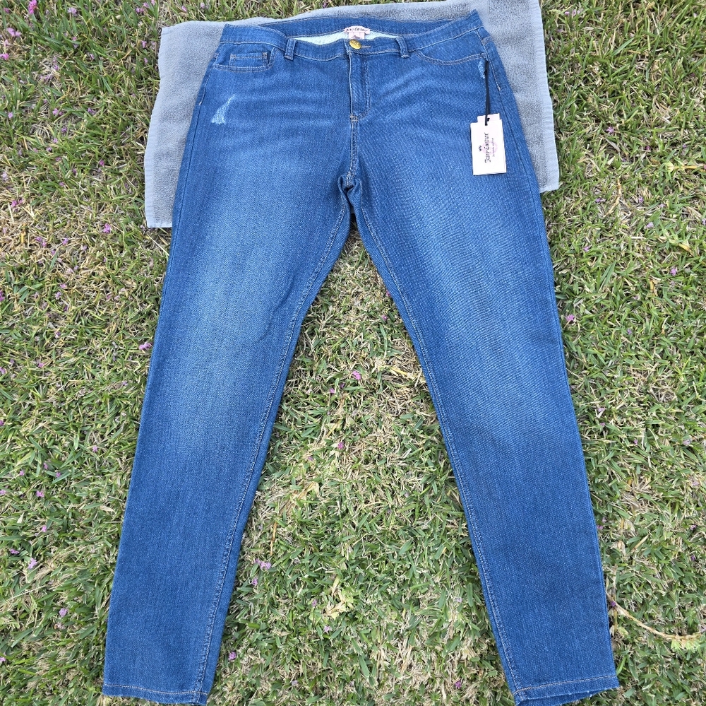 NWT Juicy Couture Blue Skinny Jeggings